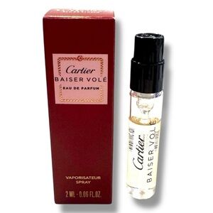 Cartier Baiser Volé Eau de Parfum Spray – 2 ml / 0.06 fl oz – New in Box